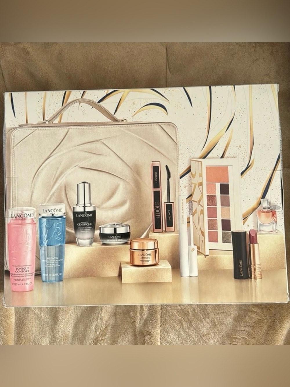 LANCOME Beauty Box Full 10 Iconic Products Genifique Idole $588 Value NIB